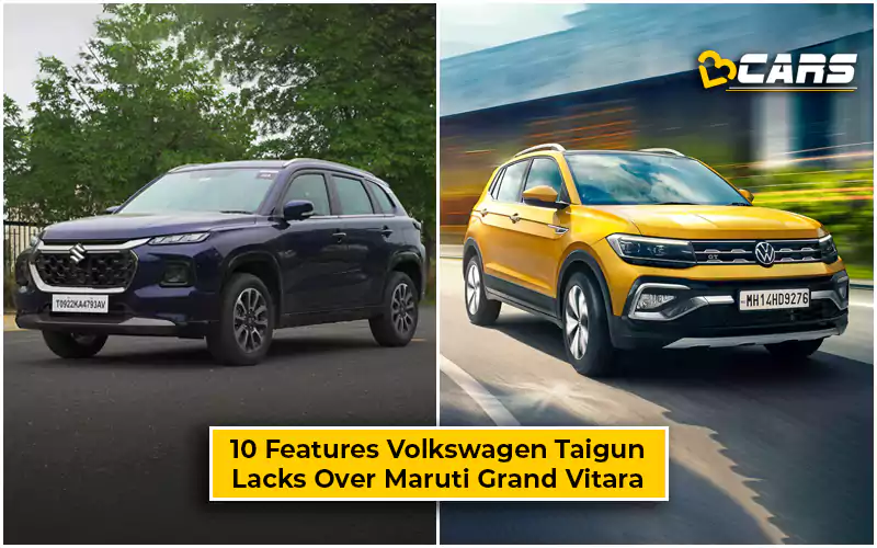 Features Missing In Volkswagen Taigun Over Maruti Suzuki Grand Vitara